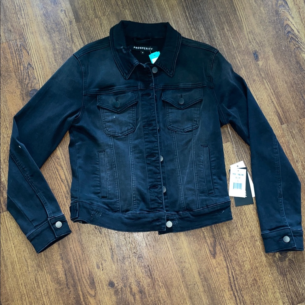 Prosperity Black Jean Jacket